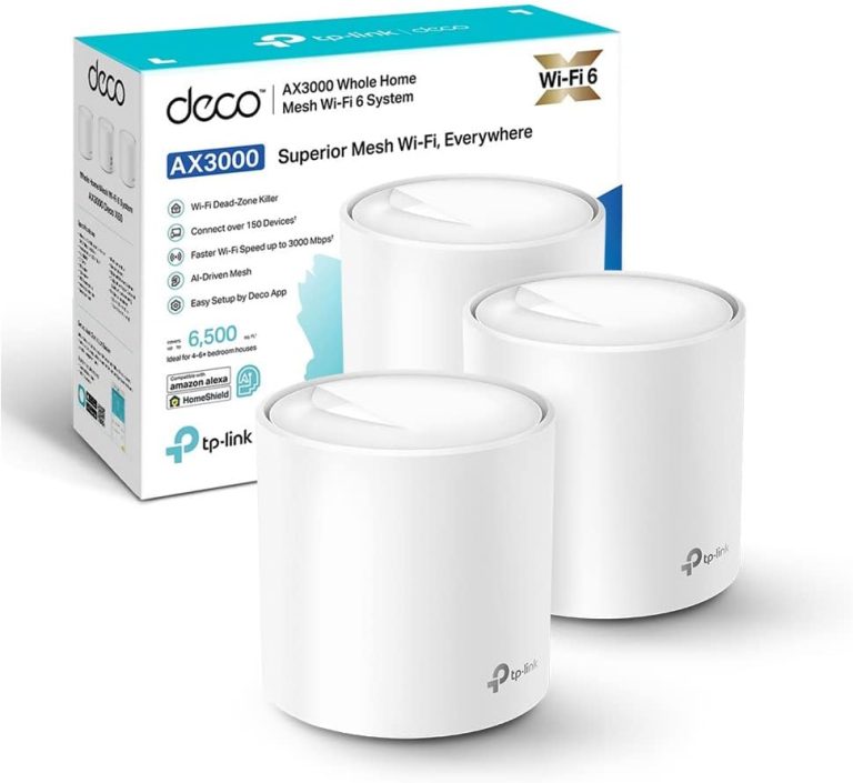 TP-Link Deco Mesh WiFi 6, jusqu'a 3 Gbit/s, Pack de 3, Deco X50
